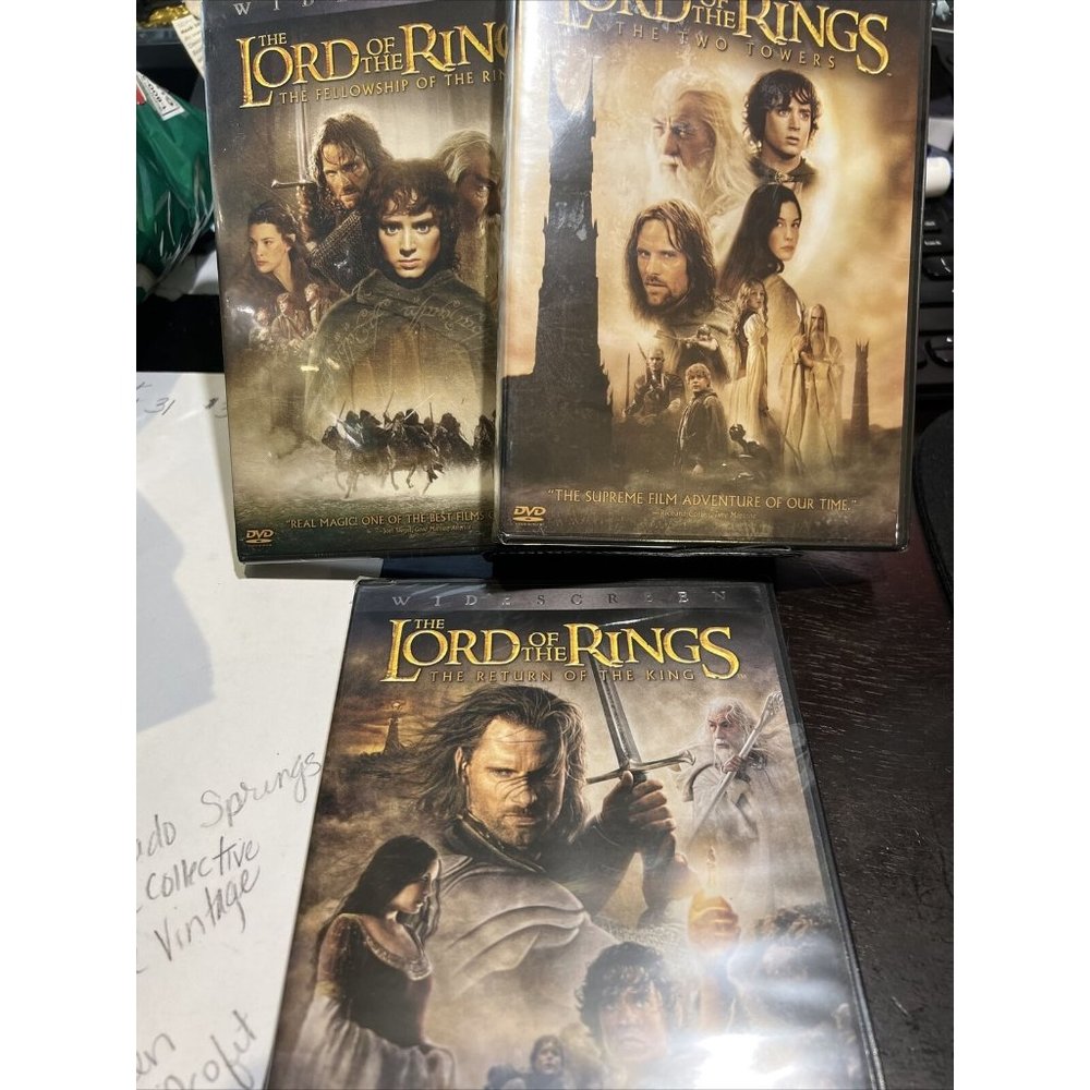 NEW The Lord of the Rings Trilogy DVD All 3 Movies Widescreen  Factory Sealed